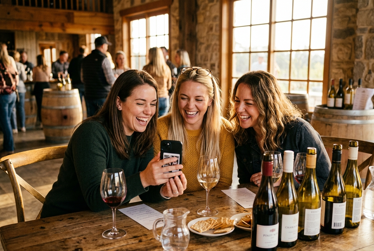 Tasting mode: share your tasting list with friends
