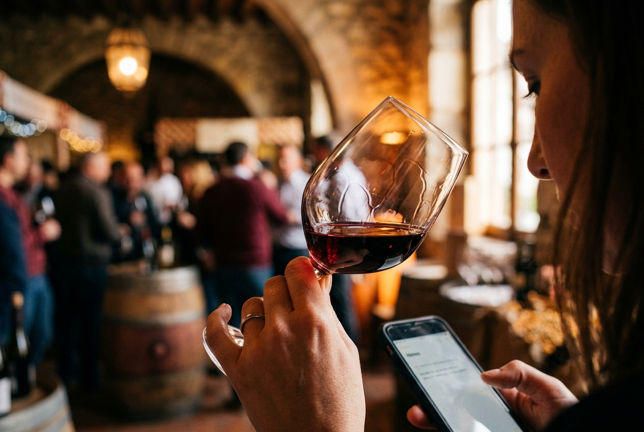Tasting mode: eye, nose, palate – rate like a pro (detail)